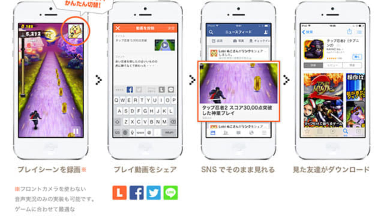 ゲームコミュニティ Lobi からスマホゲーム実況録画sdkが配布スタート Qetic