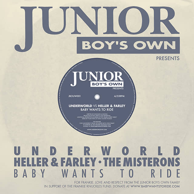 アンダーワールド、フランキー・ナックルズの一周忌に“Baby Wants To Ride”MVを公開！ music1504-1_underworld_3