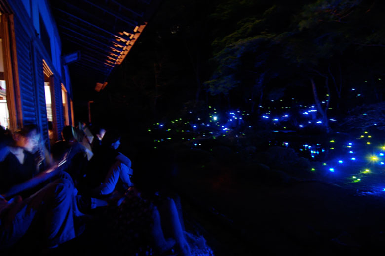 電子音楽とお茶席の融合！京都・法然院方丈で夕涼み music150824_04