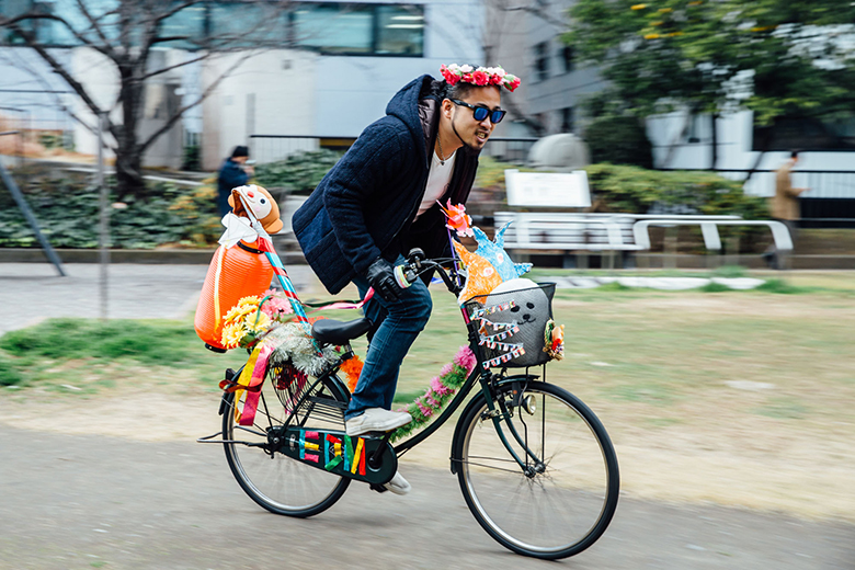 私のボロチャリをイカした自転車に改造して！劇的デコチャリ体験 art160114_pmr_14