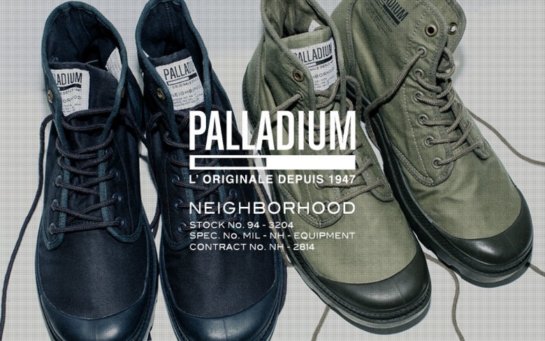 PALLADIUM × NEIGHBORHOODがコラボ！限定シューズ誕生 pala_neigh_2mainimage780