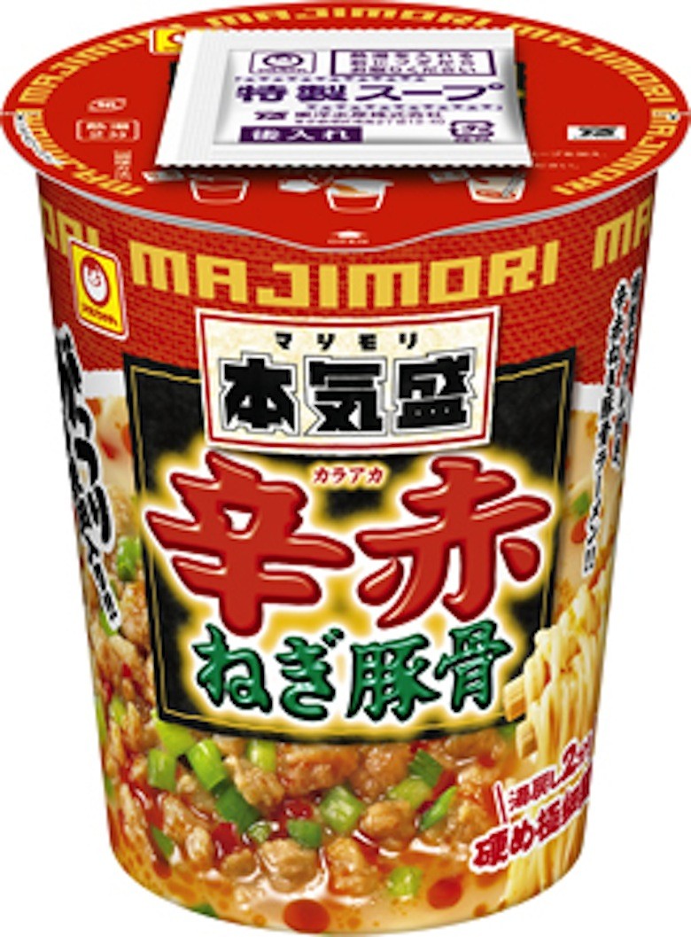 今週発売のカップ麺まとめ。八王子みんみんのラーメンが登場！ 1604_mazimori_karaakanegitonkotu-780x1057