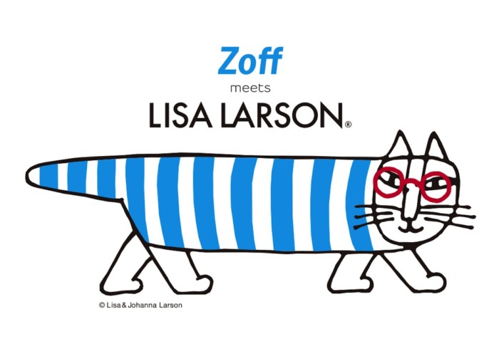 Zoff×リサ・ラーソンの世界初コラボメガネ発売！北欧のキュートなキャラクターデザインに思わずほっこり！ Li161123_Zoff_2-700x500