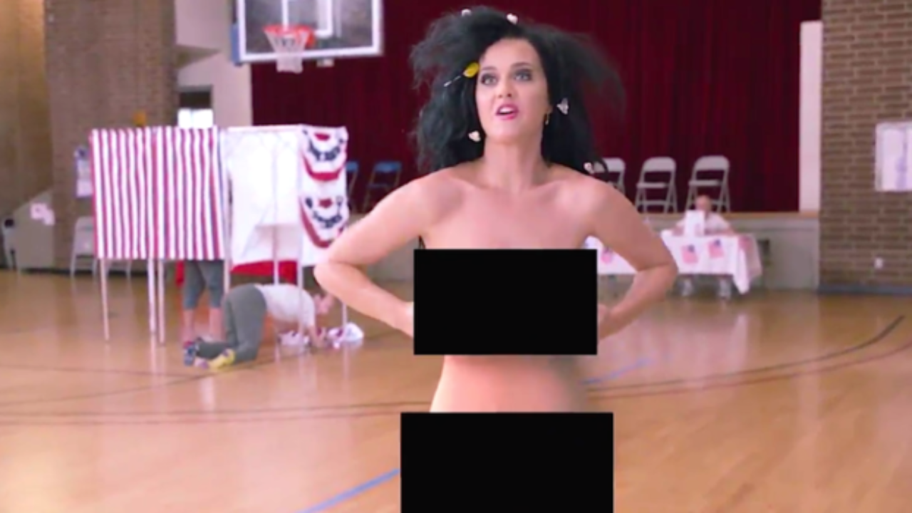 ケイティ ペリー ヌード姿の動画公開 全裸でアメリカ大統領選への参加呼びかけ Qetic