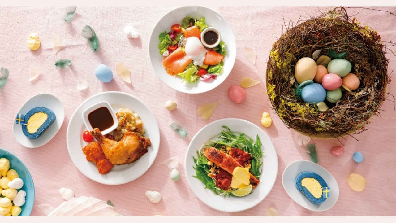 スウェーデンカラーの青いロールケーキは何味 イケアに春到来 イースターメニュー登場 Qetic