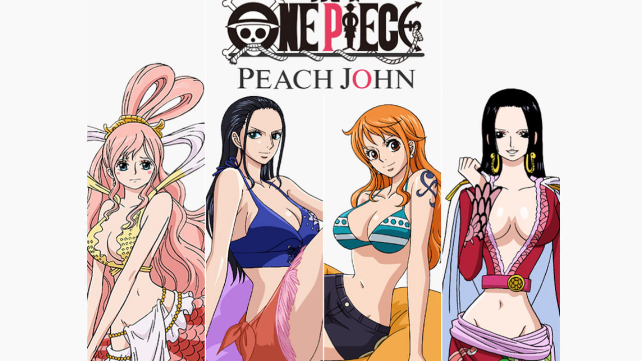 厚手パッド内蔵でナミ ロビンのようなグラマラスボディに One Piece Peach John Qetic