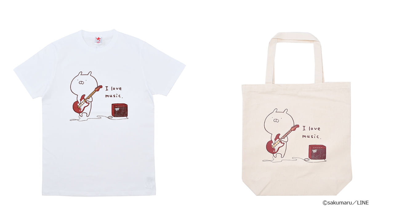 Lineスタンプ界のスター うさまる がロックtシャツに Qetic