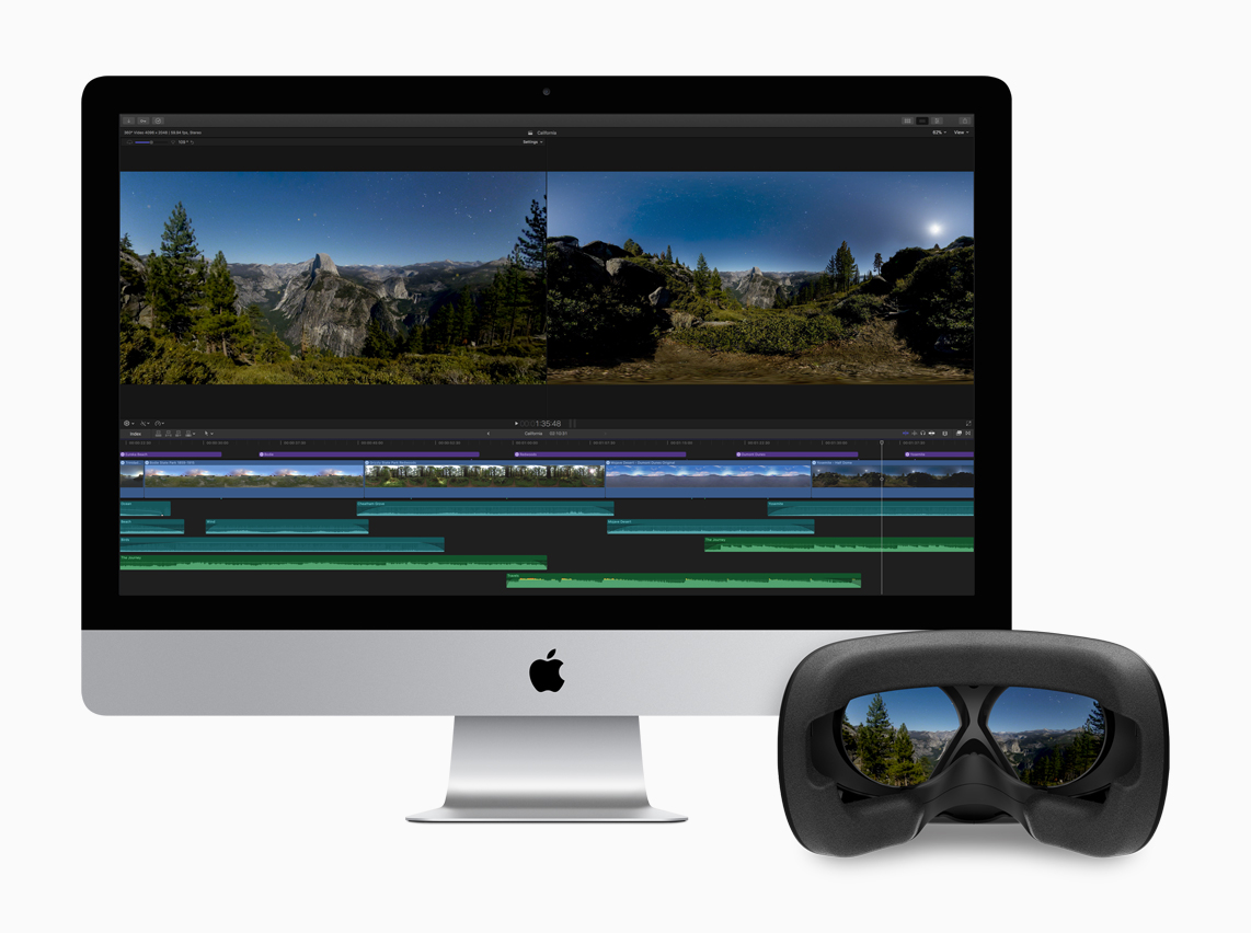 Final Cut Pro X がimac Proに合わせてアップデート Vr Hdr動画の編集に対応 Qetic