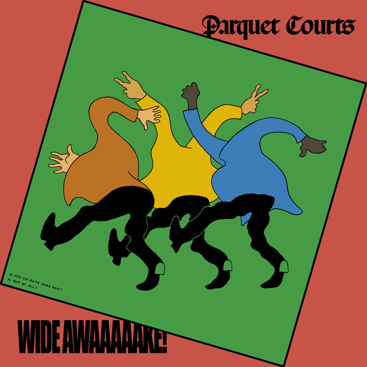 PARQUET COURTSがデンジャー・マウスをプロデューサーに迎えたキャリア史上最も画期的な最新作『Wide Awake!』のリリースを発表！ Parquet_Courts_Wide_Awake-1200x1200