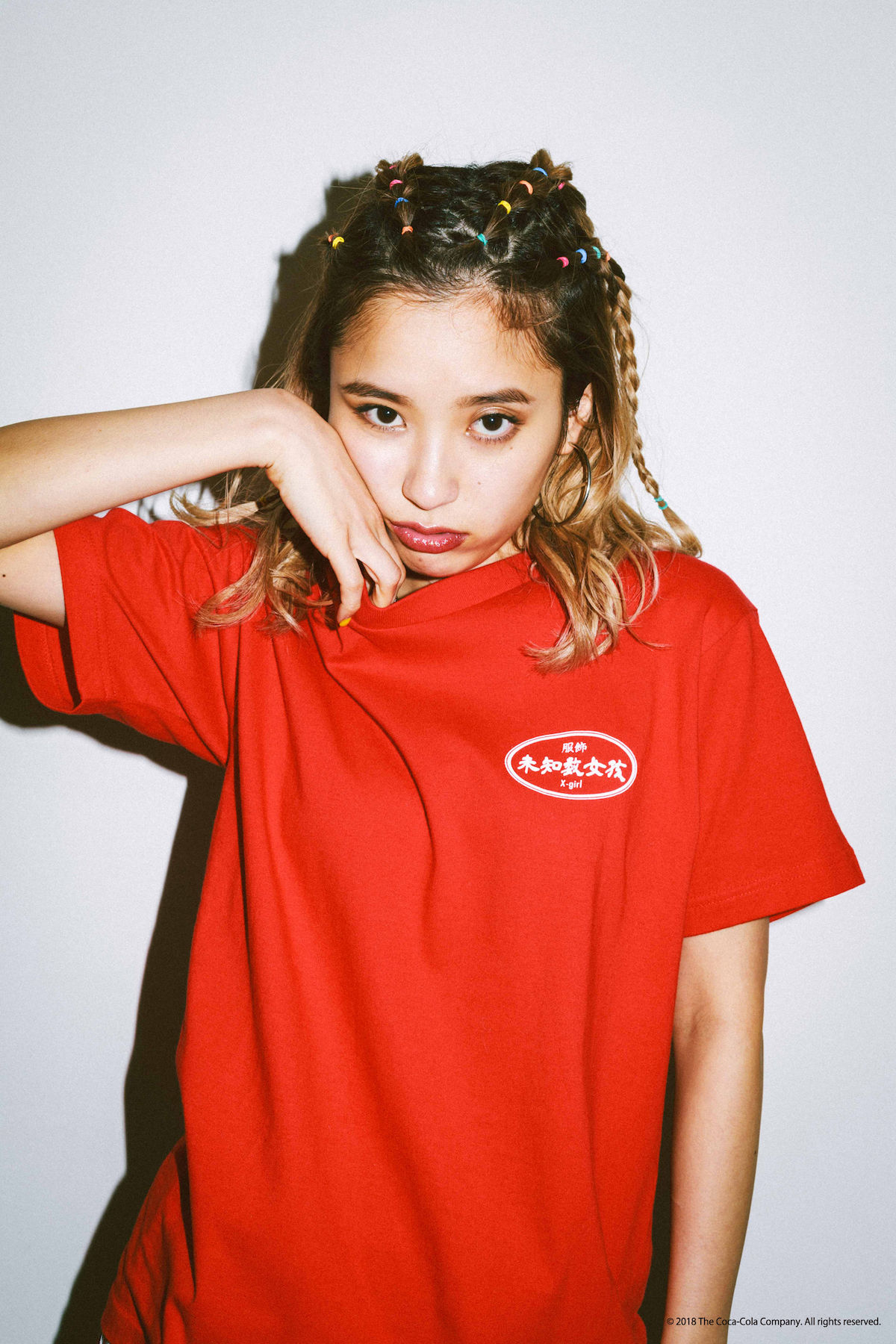 X-girl×コカ・コーラ！「コカ·コーラ」中国語ロゴを採用したオリエンタルなTシャツなどが登場！ fashion180226_xgirl-coke_5-1200x1800