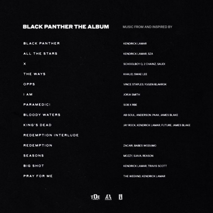 サントラの概念をぶち壊してやがる......！ケンドリック・ラマーがプロデュースする『ブラックパンサー』のトラックリストが公開 kendrick-lamar-black-panther-soundtrack-180201-2-700x700