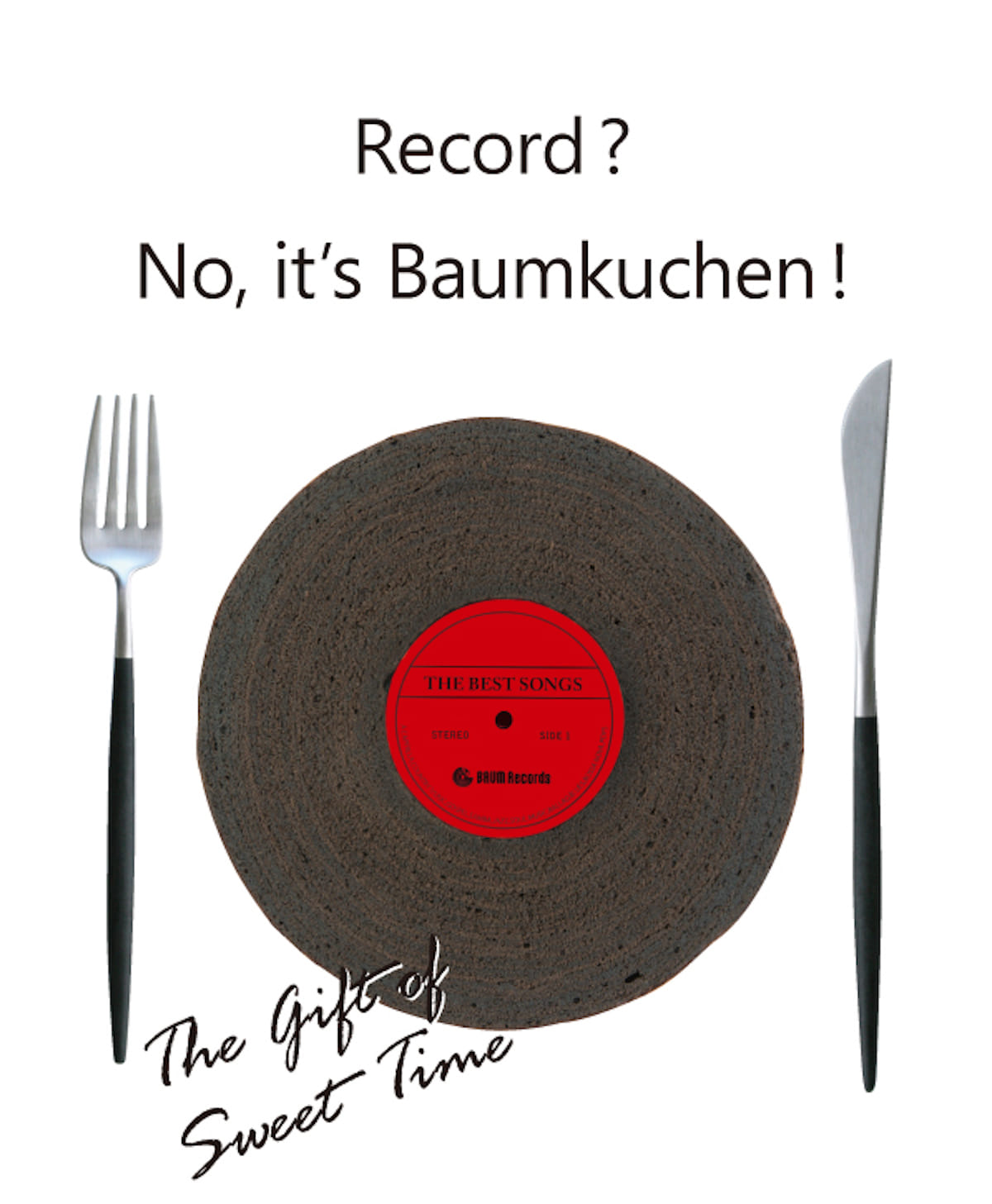 レコード×バウムクーヘン×AR！世界に一つの『バウムレコード』が作れるサイト開設プロジェクトがクラウドファンディングにて開始！ food_baumurecord_1-1200x1457