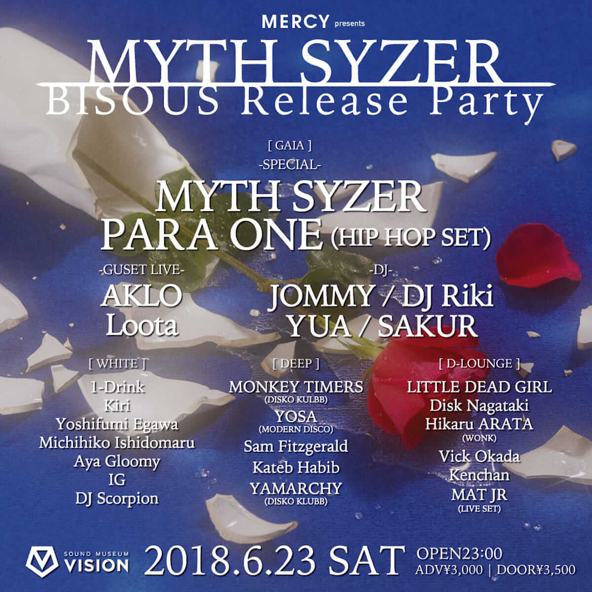 MERCY feat MYTH SYZER BISOUS Release Party