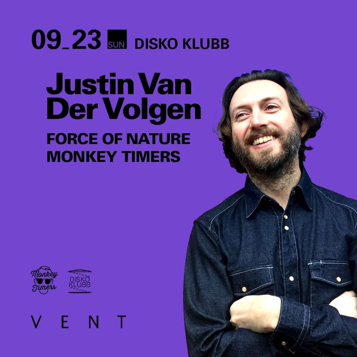 史上最狂のディスコ・パンクバンド!!!の創設者Justin Van Der VolgenがMONKEY TIMERSによる「DISKO KLUBB」に登場 music180921-justin-van-der-volgen-2018-2-1200x1200