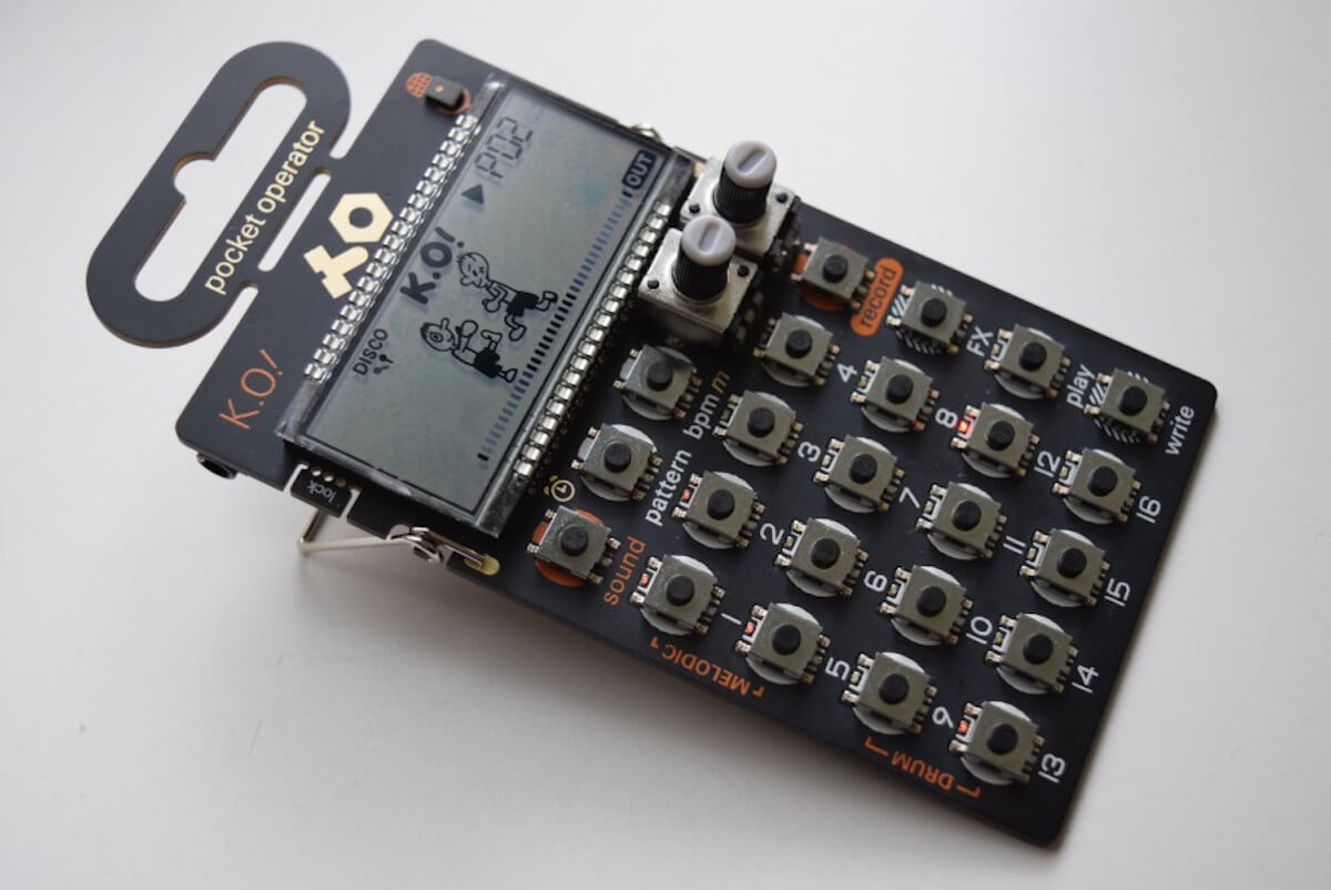 内蔵マイクからサンプリングして、すぐ曲が作れる『PO-33 K.O