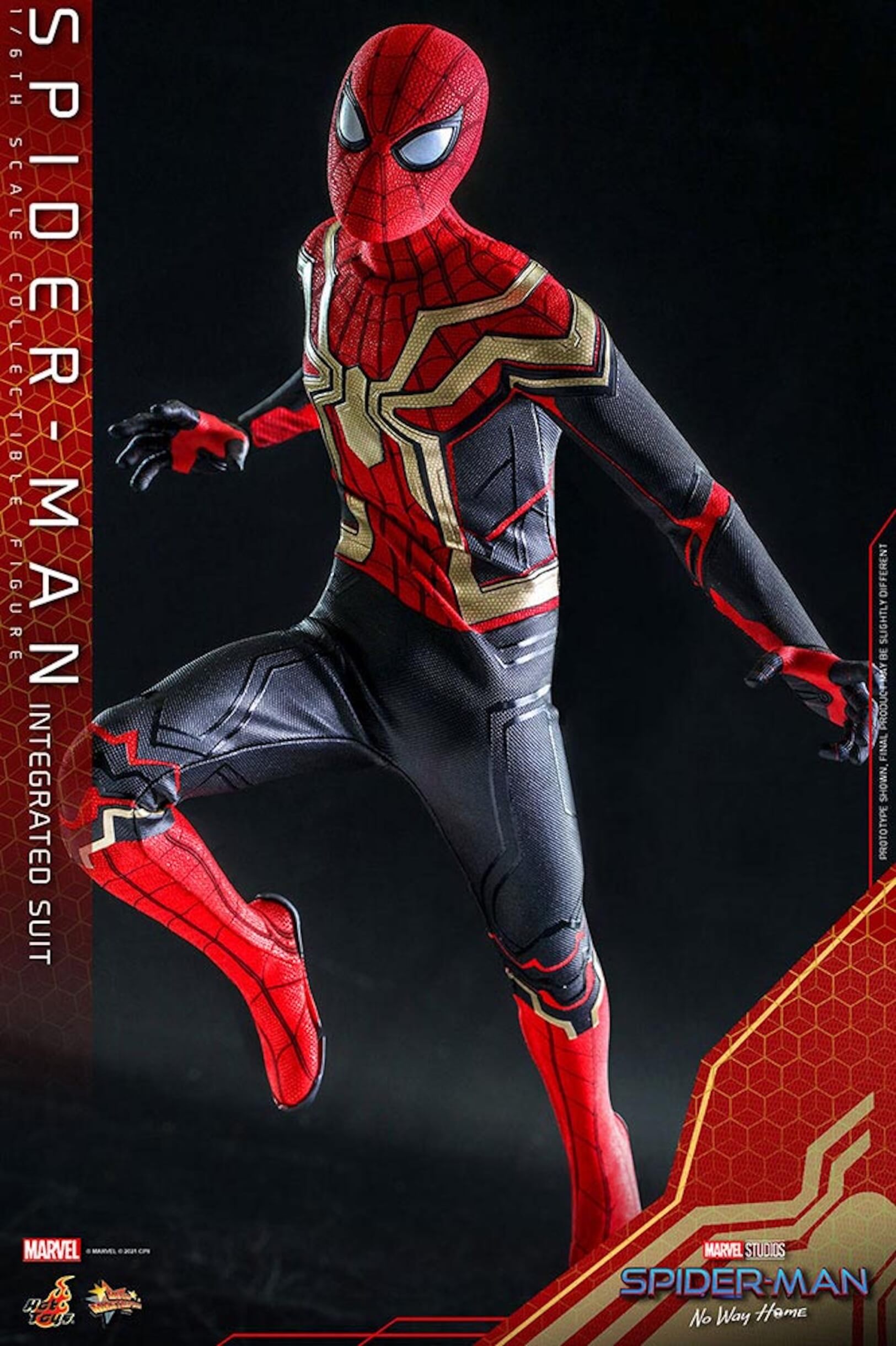 HotToys ノー・ウェイ・ホームスパイダーマン（インテグレーテッド